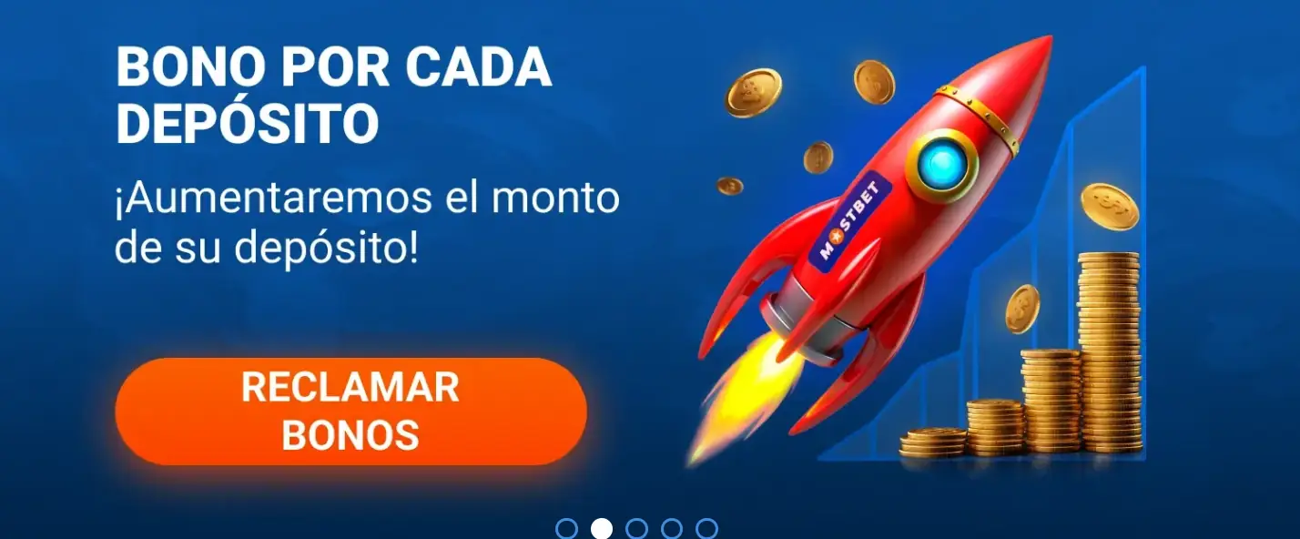 Bono por cada depósito Mostbet